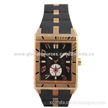 316L Stainless Steel Analog Watch, Gold Plating, 2 Years Warranty, New Style Sale
